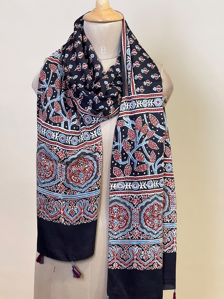 Ajrakh Modal Stoles 5071