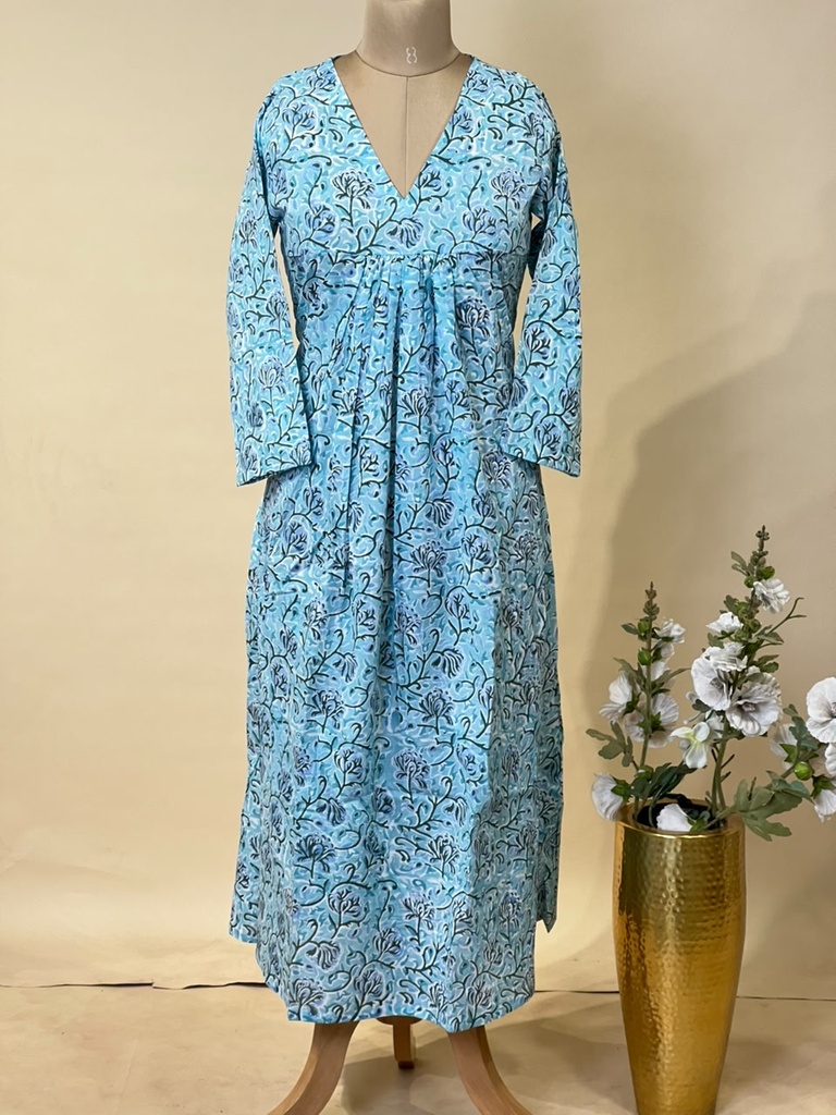 Premium Aline Cotton Kurti 5028