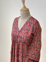 Ajrakh Cotton Aline Kurti 5028