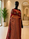 Ajrakh Modal Silk Sarees 4243