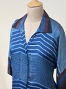 Ajrakh Modal Kaftan Style Dress 4803 BLUE 1