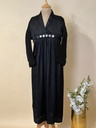 Premium Plain Modal Silk Kurti 5053 BLACK