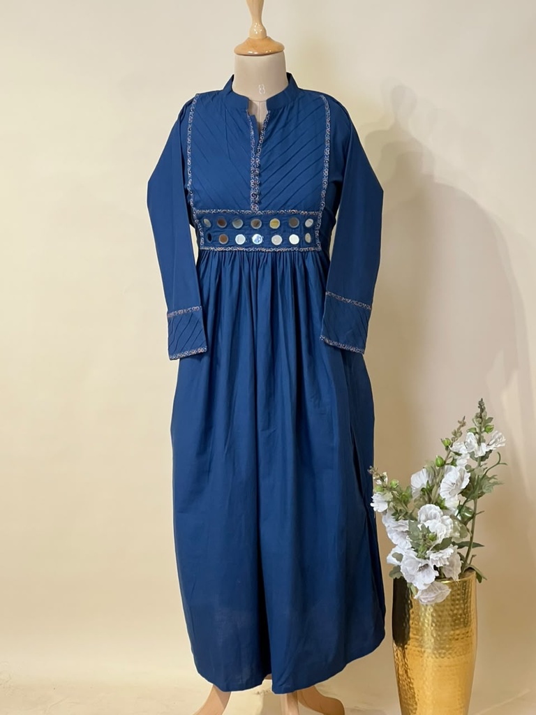 Premium Cotton Kurti 5029 BLUE new
