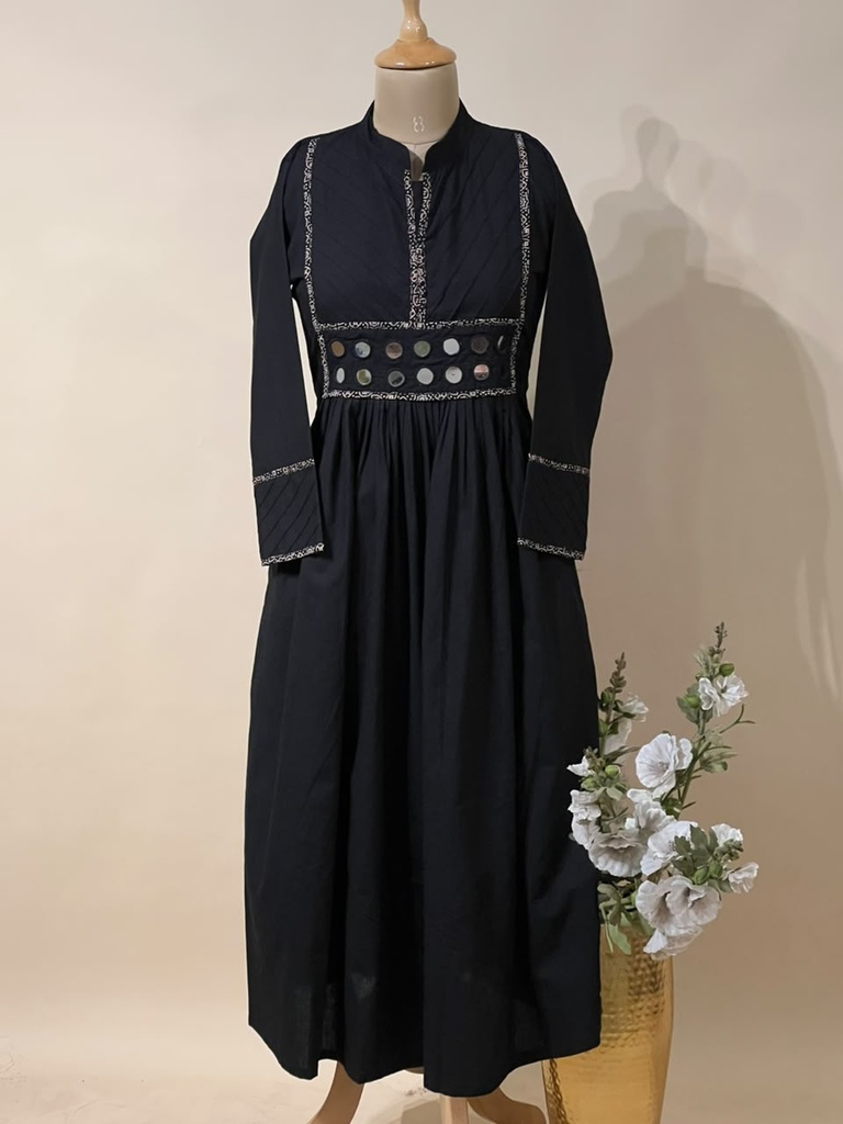 Premium Cotton Kurti 5029 BLACK 1