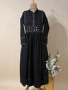 Premium Cotton Kurti 5029 BLACK 1