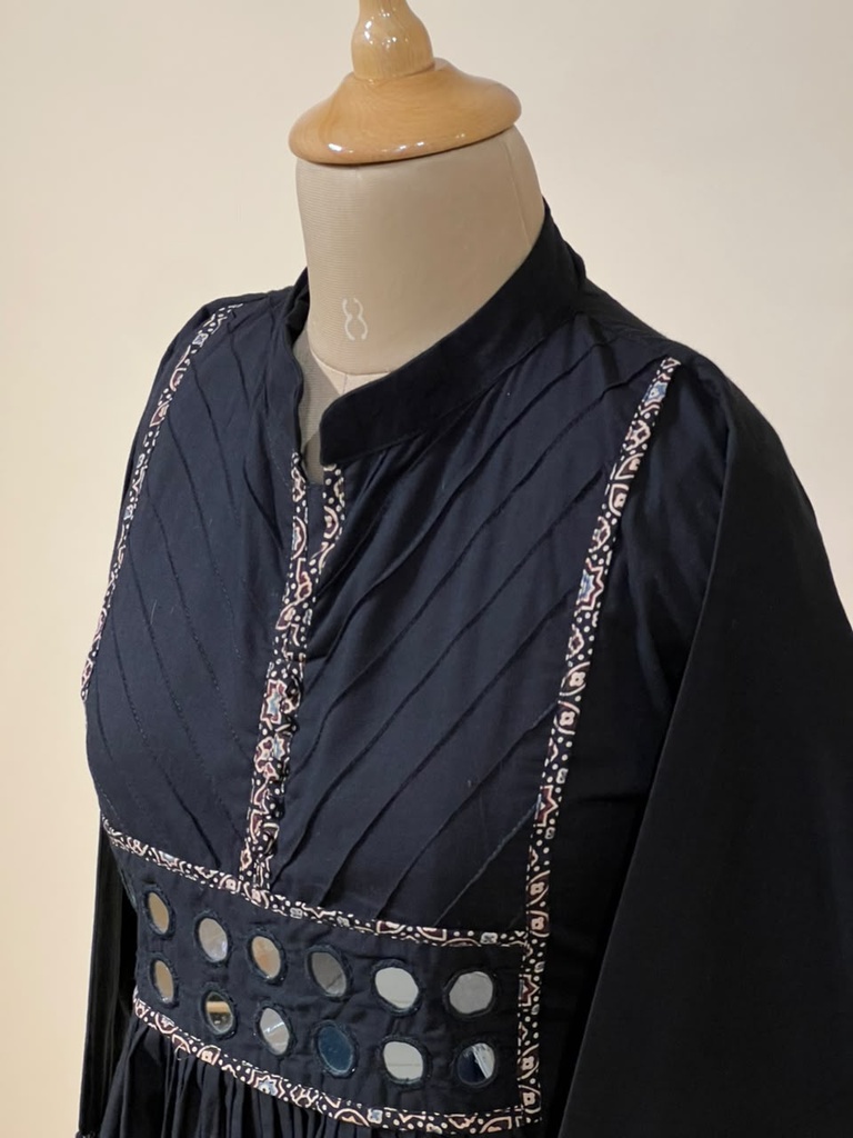 Premium Cotton Kurti 5029 BLACK 1