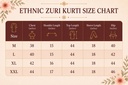 Ajrakh Mashru Silk Kurti 5053