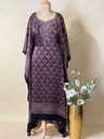 Premium Ajrakh Silk Kaftans 4801 BLACK 1