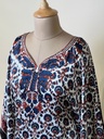 Premium Ajrakh Silk Kaftans 4801 BLACK 3