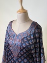 Premium Ajrakh Silk Kaftans 4801 BLACK 5