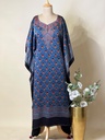 Premium Ajrakh Silk Kaftans 4801 BLUE 9