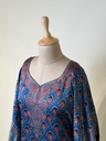 Premium Ajrakh Silk Kaftans 4801 BLUE 9