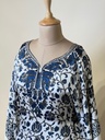 Premium Ajrakh Silk Kaftans 4801 IVORY