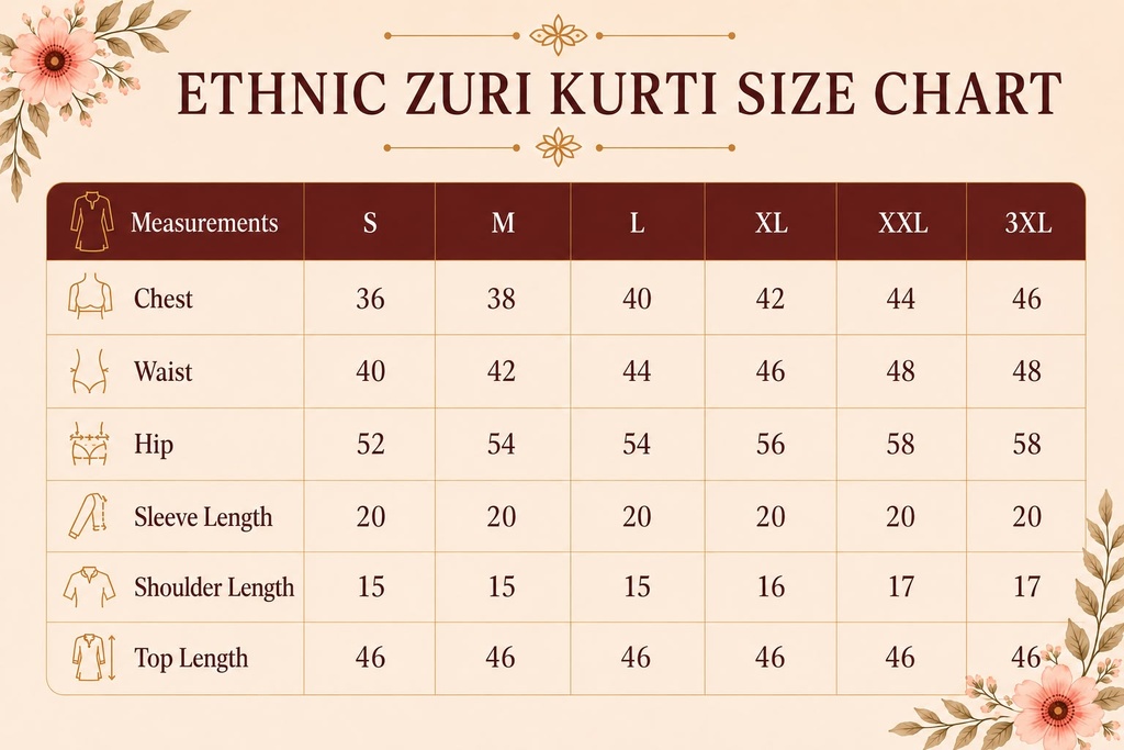 Ajrakh Cotton Kurti 5029 BLACK