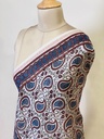 Ajrakh Chanderi Silk Dupatta 5017 