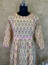 Cotton Box pleat Kurti 5043