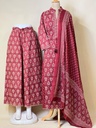  Soft Cotton Kurti Sets 5043 RED