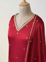 Premium Handwork Plain Modal Kurti Sets 5012