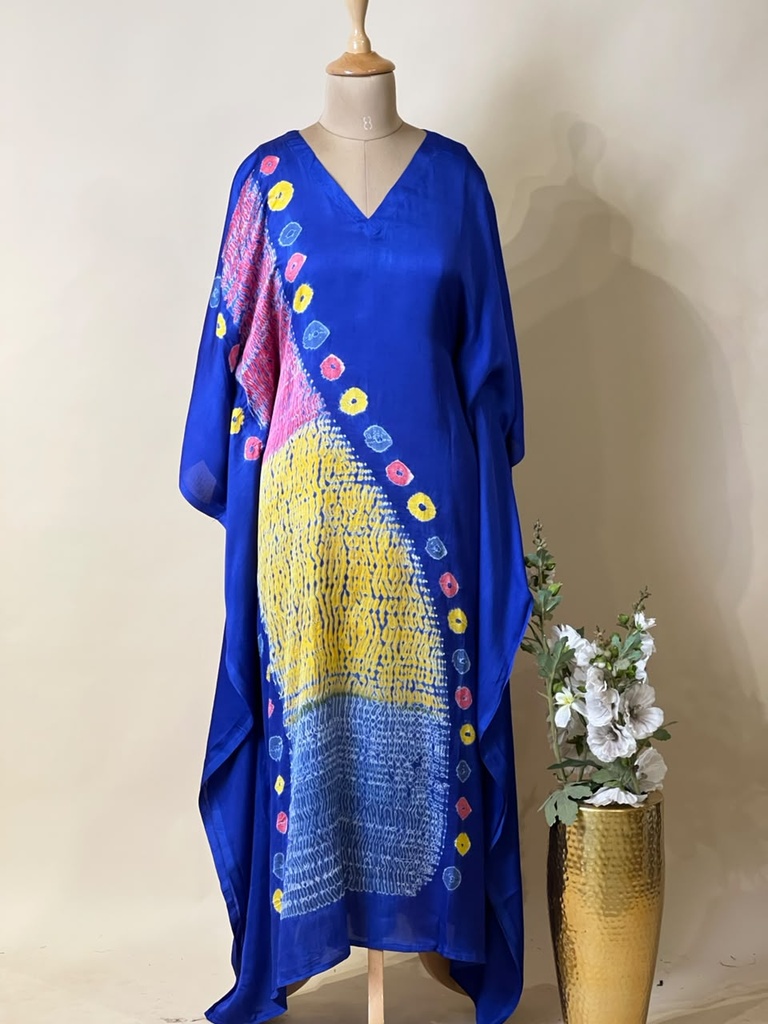 Shibori Modal Kaftans 4803 BLUE