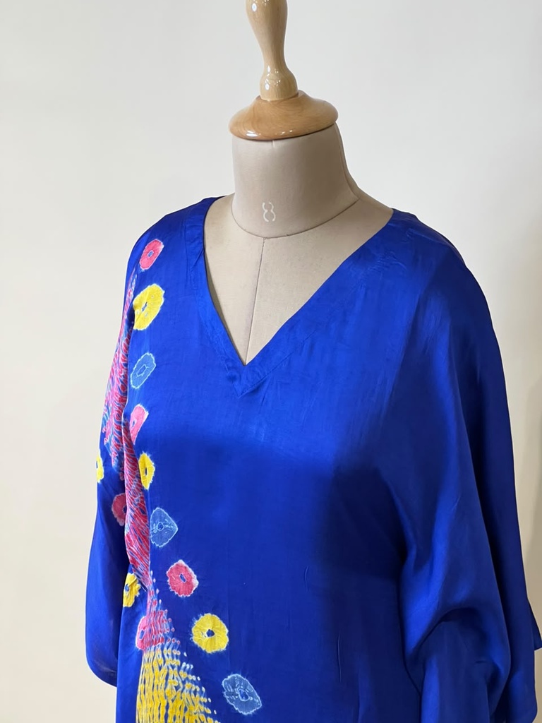 Shibori Modal Kaftans 4803 BLUE