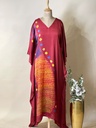 Shibori Modal Kaftans 4803 BRICK RED
