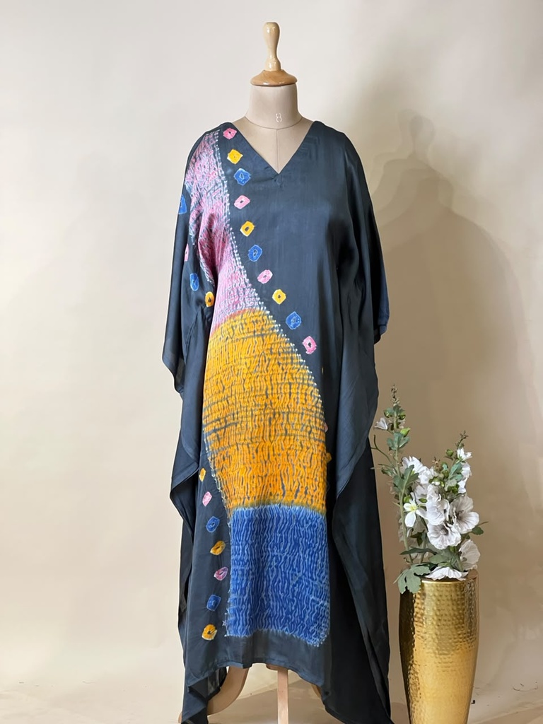Shibori Modal Kaftans 4803 GRAY