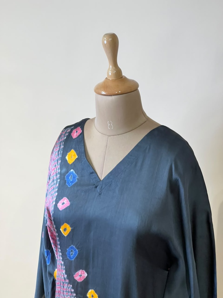 Shibori Modal Kaftans 4803 GRAY