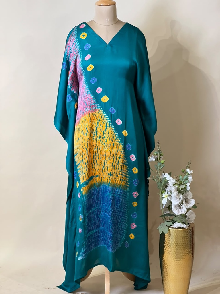 Shibori Modal Kaftans 4803 GREEN