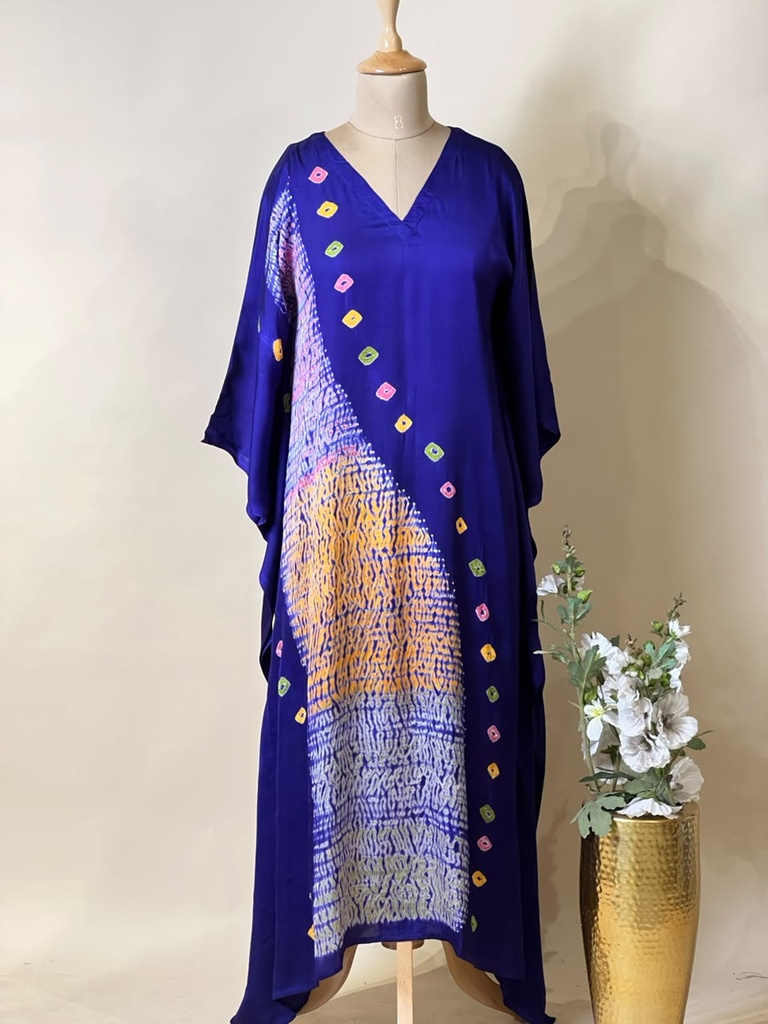 Shibori Modal Kaftans 4803 VIOLET