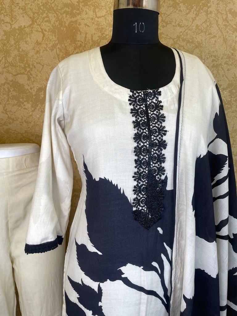   Muslin Kurti Set 4610