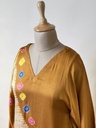 Shibori Modal Kaftans 4803 YELLOW
