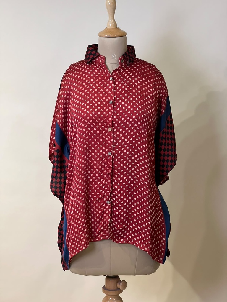 Ajrakh Modal Shirt Kaftans 5015