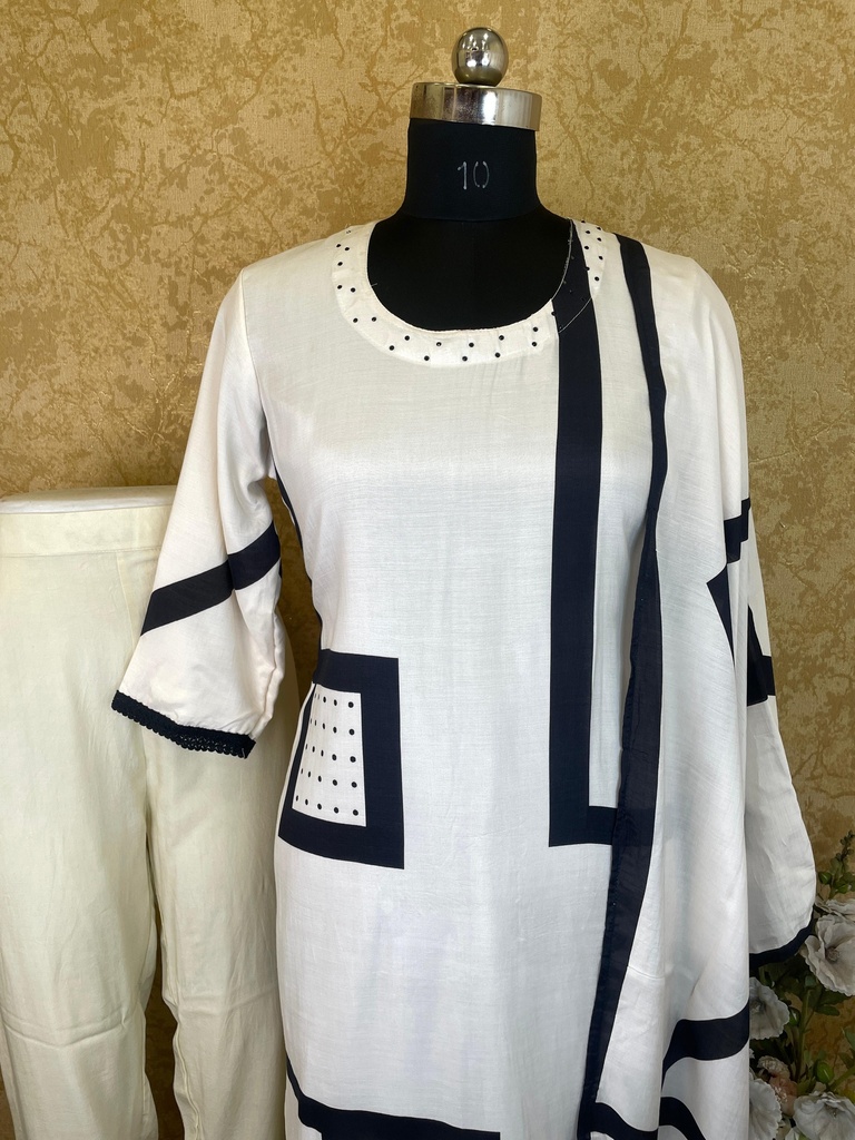Muslin Kurti Set 4610