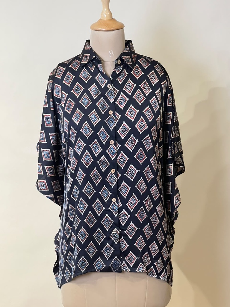 Ajrakh Modal Shirt Kaftans 5015