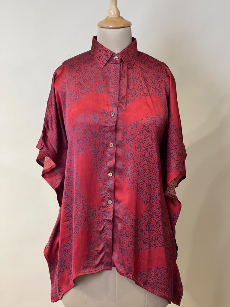 Ajrakh Modal Shirt Kaftans 5015