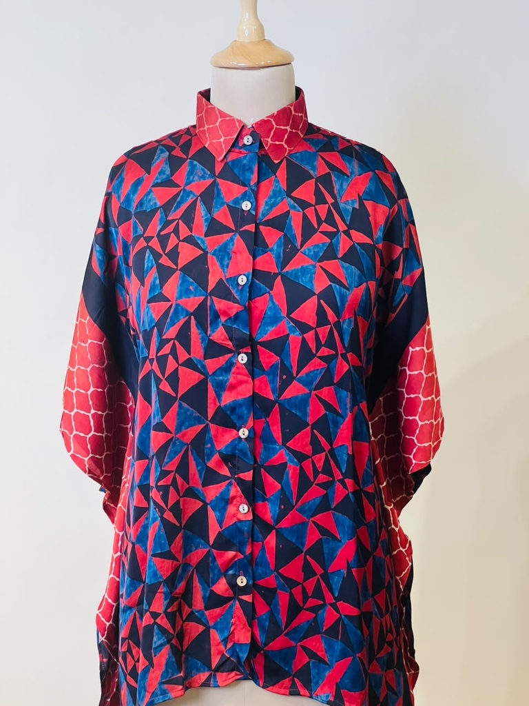 Ajrakh Modal Shirt Kaftans 5015
