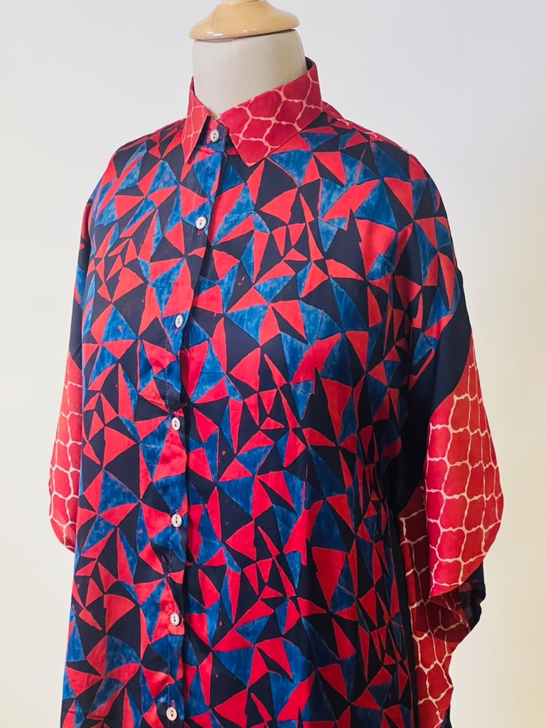 Ajrakh Modal Shirt Kaftans 5015