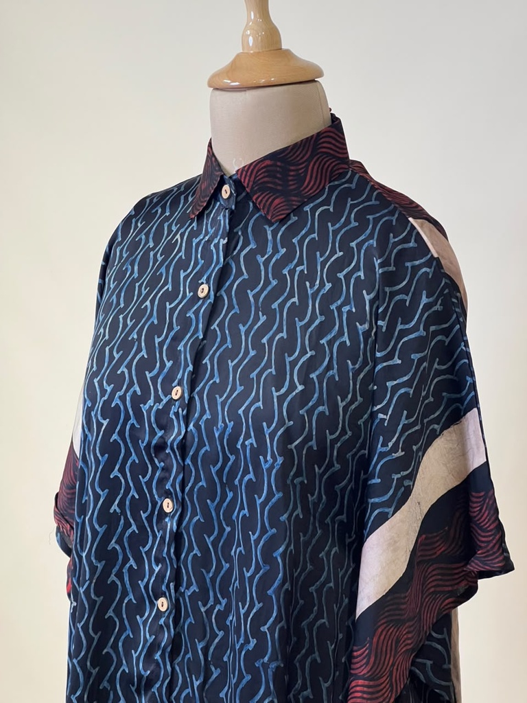 Ajrakh Modal Shirt Kaftans 5015