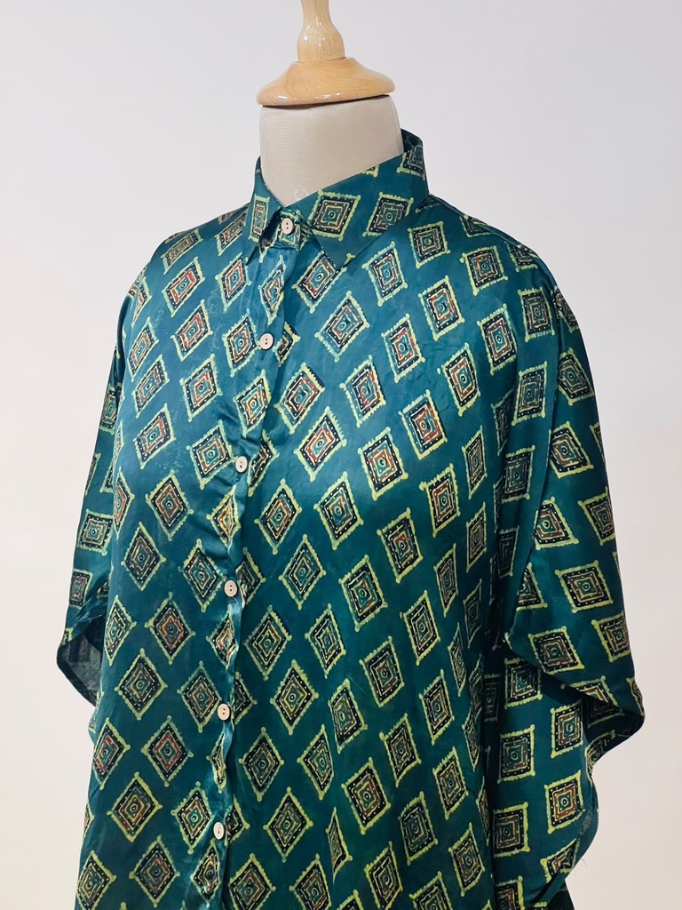 Ajrakh Modal Shirt Kaftans 5015