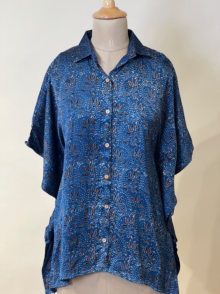 Ajrakh Modal Shirt Kaftans 5015
