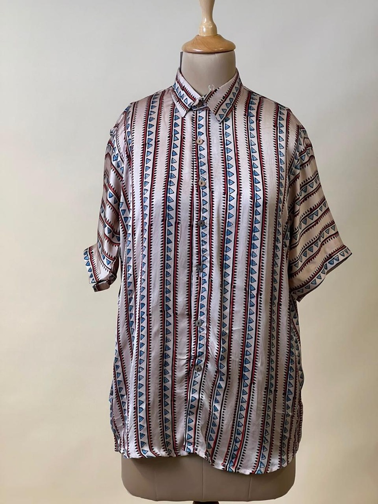 Ajrakh Modal Mens Shirt 5049