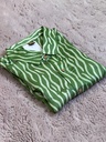 Batik Printed Modal Mens Shirt 5049 GREEN 2