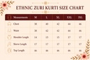 Ajrakh Mashru Silk Kurti 5053