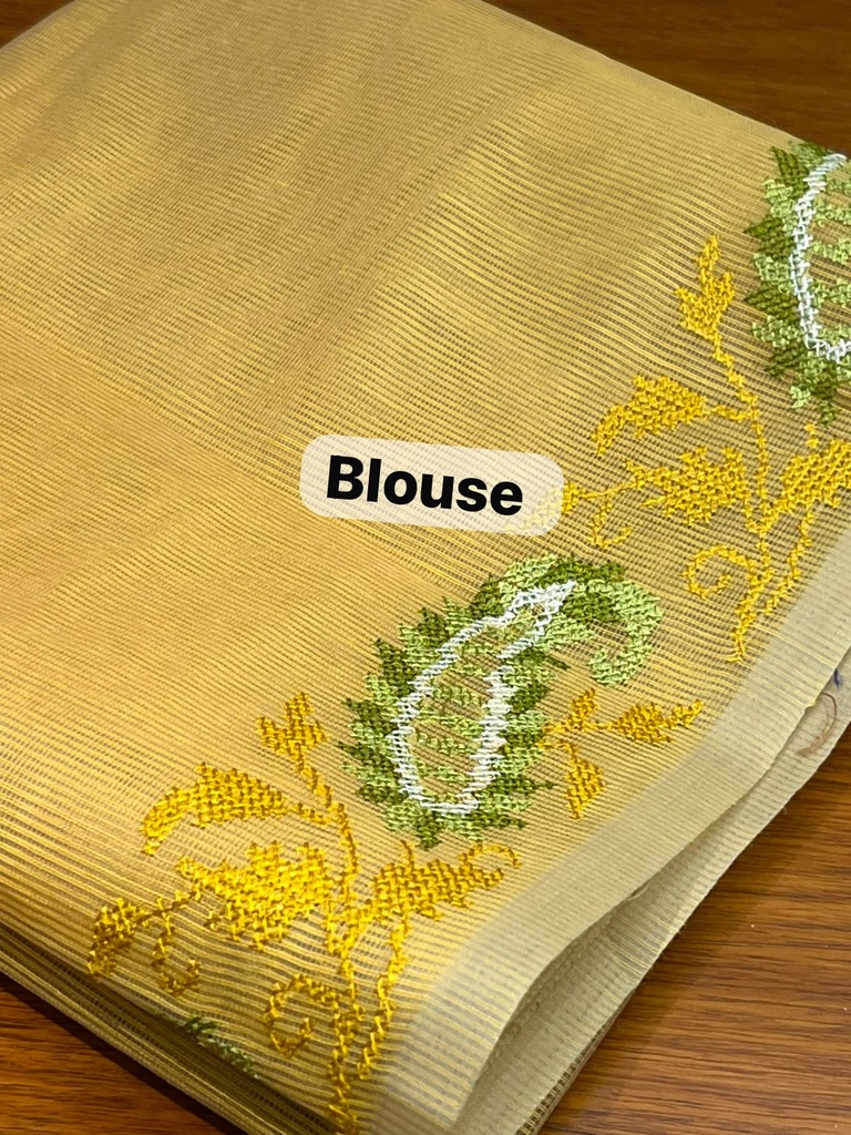 Khadi Tissue Sarees 5012