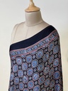 Ajrakh Modal Dupatta 5072 BLACK 1