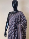 Ajrakh Maheshwari Silk Sarees 5028