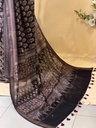 Ajrakh Maheshwari Silk Sarees 5028