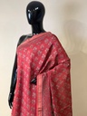 Ajrakh Maheshwari Silk Sarees 5028
