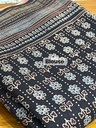 Ajrakh Maheshwari Silk Sarees 5028