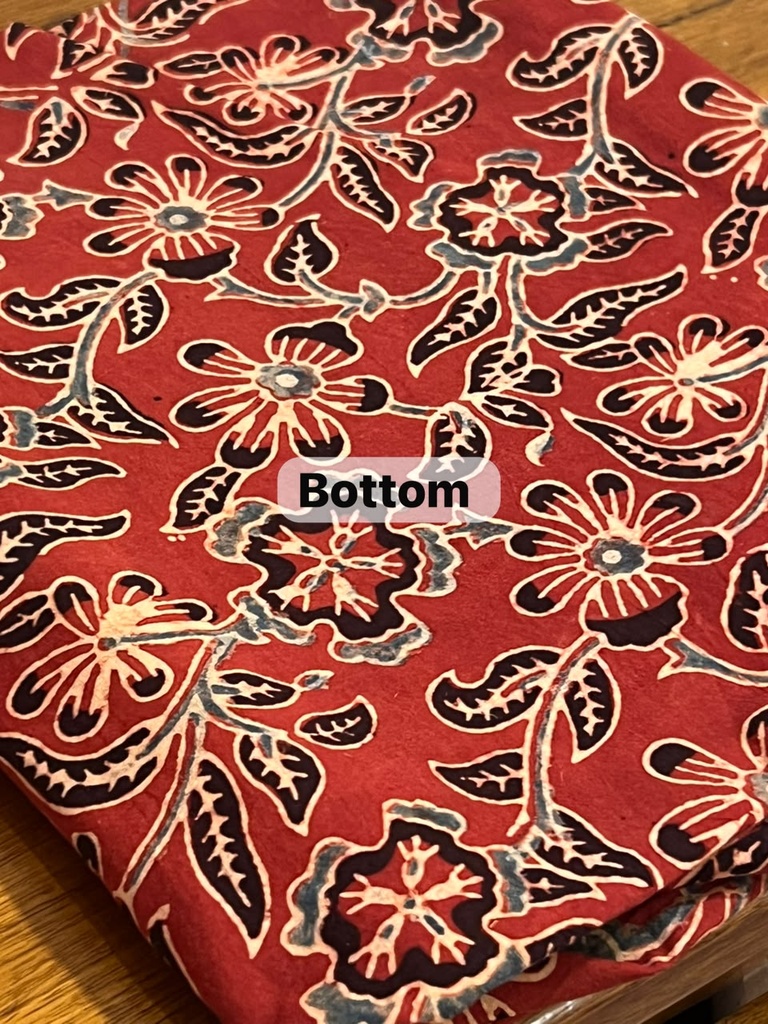 Kota Dupatta Ajrakh Suit 5025 RED